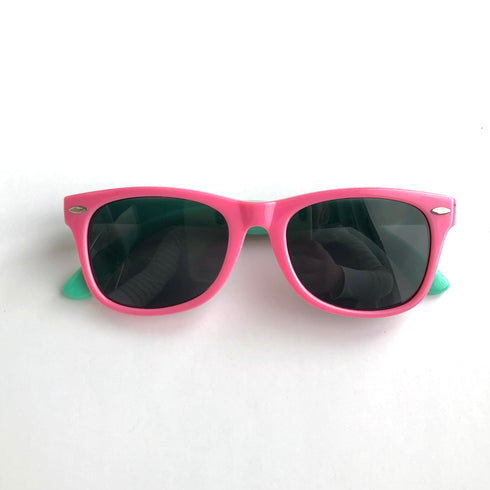 Flexible hipster kids toddler unisex sunglasses